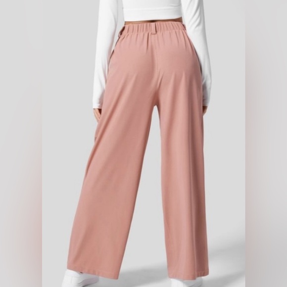 Halara Waffle Knit Wide Leg Pants - Picture 2 of 6
